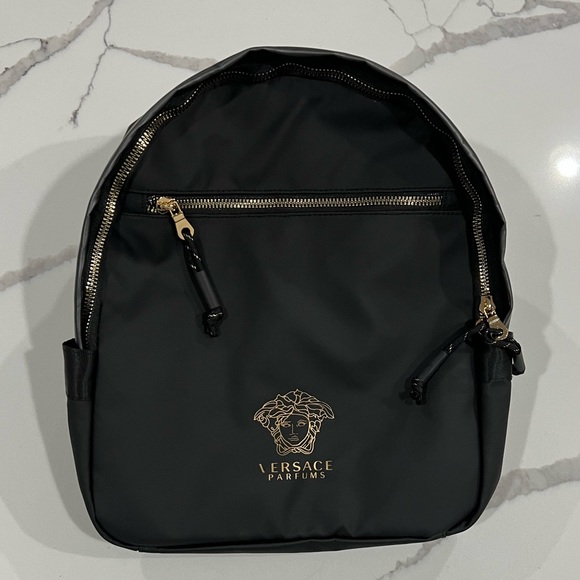Versace Bags New Versace Parfums Medusa Logo Black And Gold